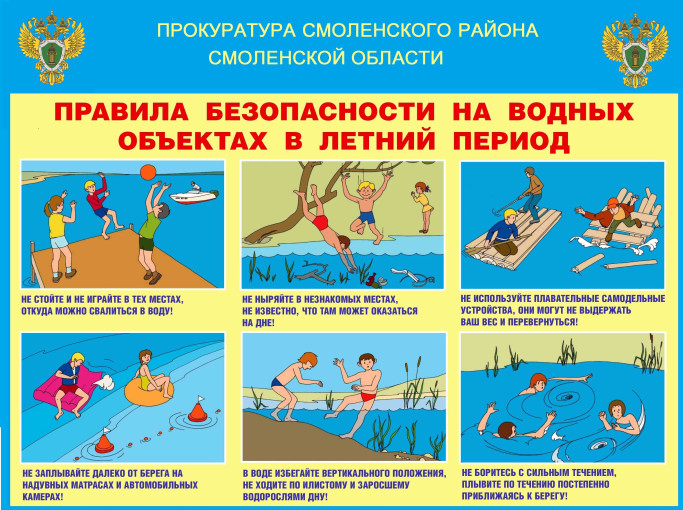 Памятка "Правила на водных объектах в летний период" Памятка "Правила на водных объектах в летний период".